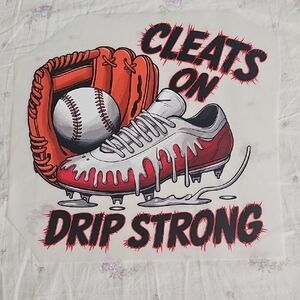 Baseball Drip Ready To Press Heat Transfer